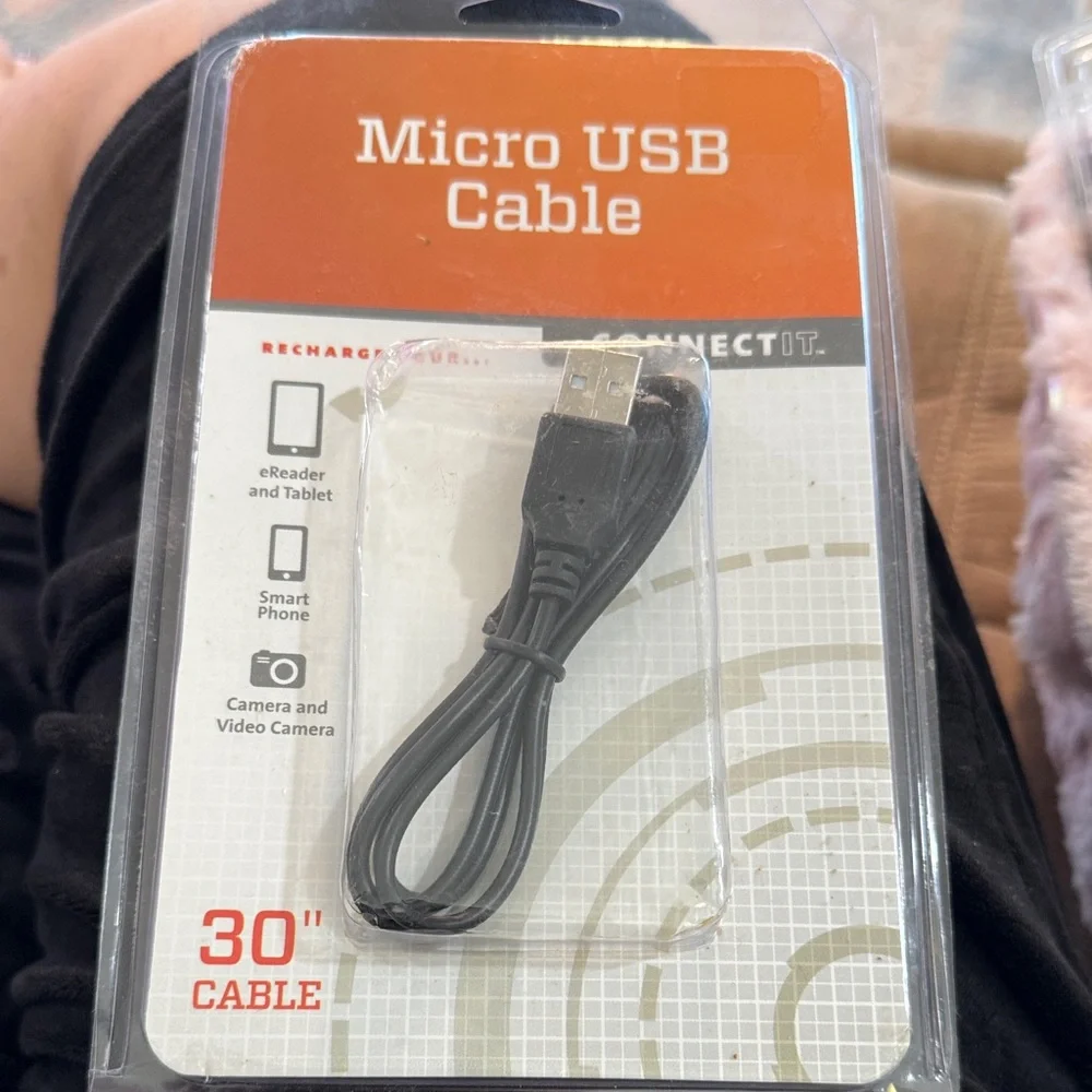 Black Micro USB Cable